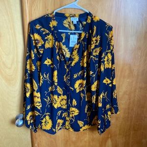 Adorable office blouse from j crew NWT